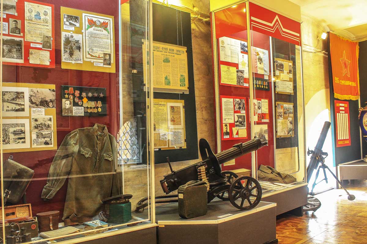 Second world war exhibition in Kharkiv Historical Museum